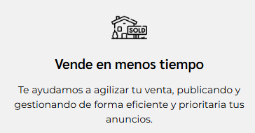 vende en menos tiempo
